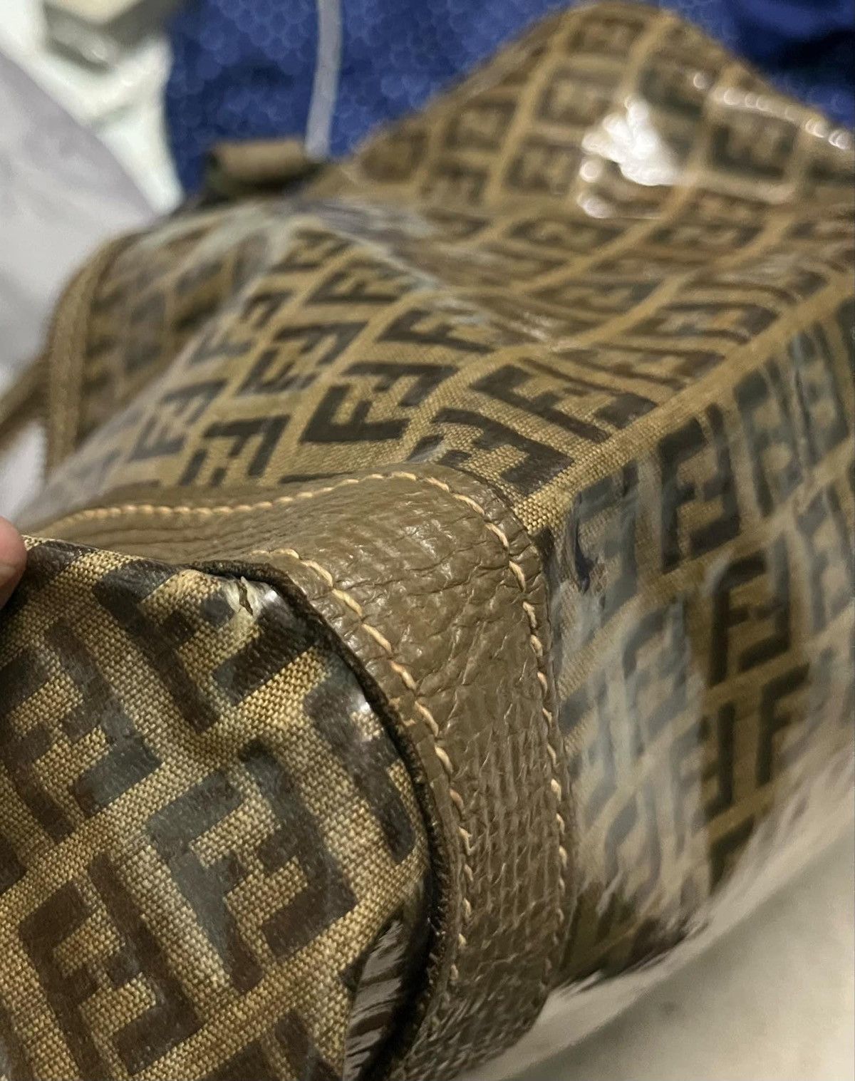 Fendi × Vintage Vintage 70s Fendi SAS monograms Boston bag Size ONE SIZE - 7 Thumbnail