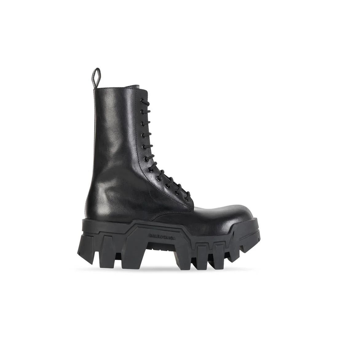 Balenciaga o1bcso1str0126 Bulldozer Lace-Up Boots in Black Size US 8 / EU 41 - 1 Thumbnail