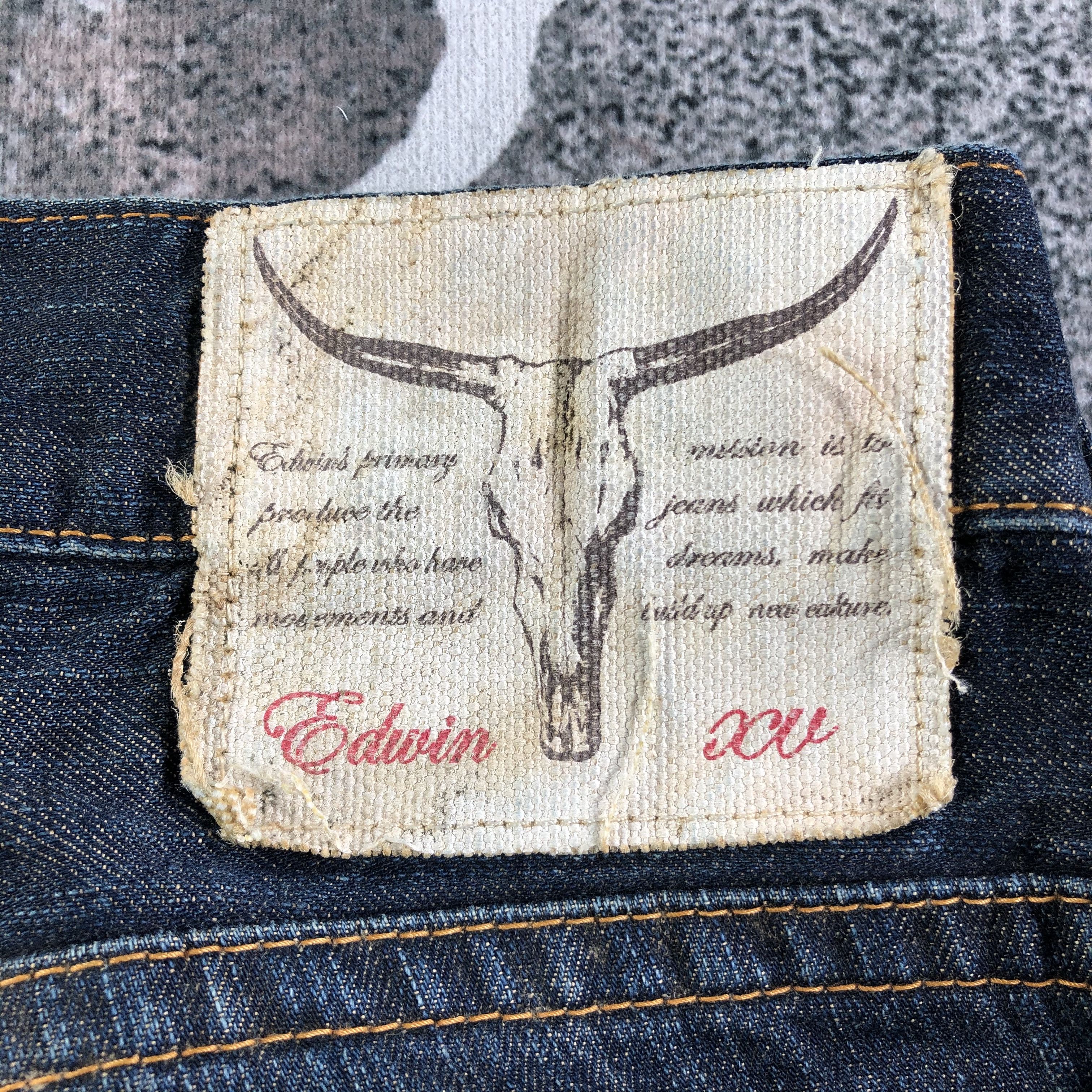 Edwin Distress Edwin XV Jeans Rusty Blue Denim KJ2427 Size US 32 / EU 48 - 5 Thumbnail