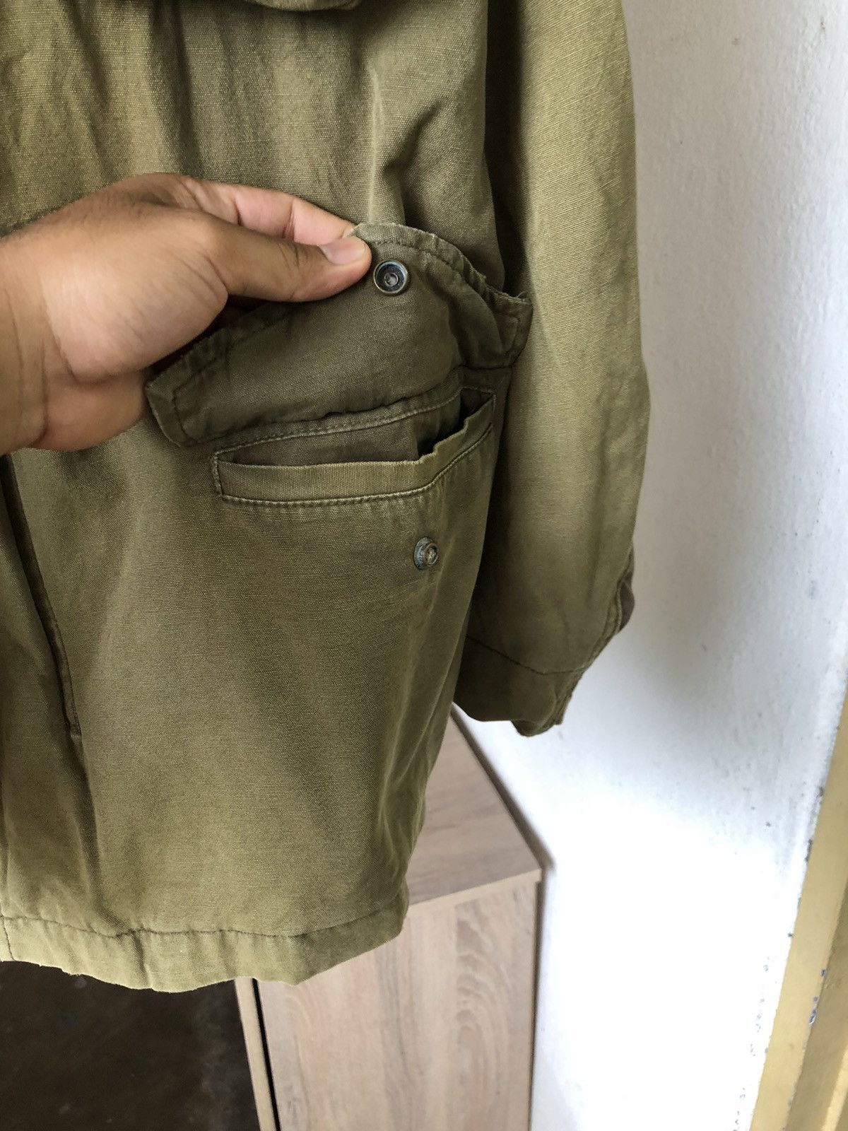 Abercrombie & Fitch Vintage Abercrombie and Fitch Distressed Military M65 Jacket Size US L / EU 52-54 / 3 - 18 Thumbnail