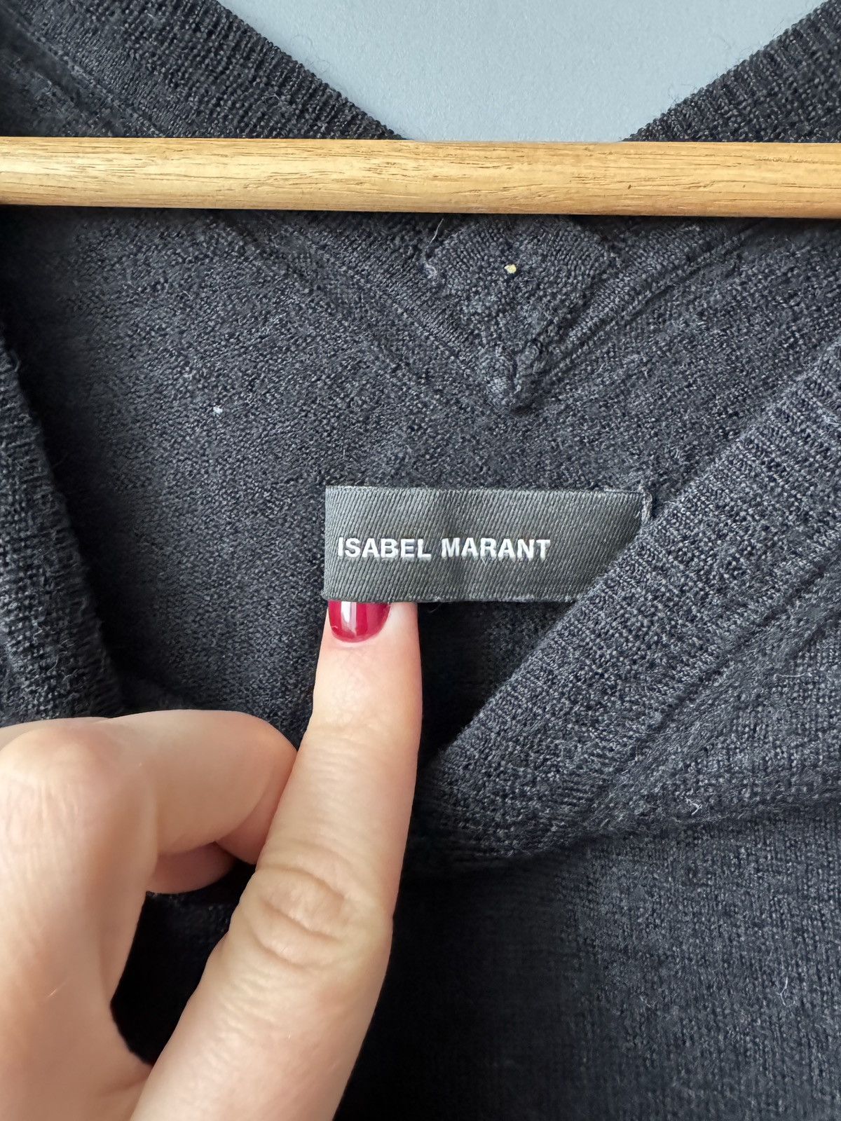 Isabel Marant Isabel Marant V-Neck Black Wool Silk Sweater Size XXS / US 00 / IT 34 - 5 Thumbnail