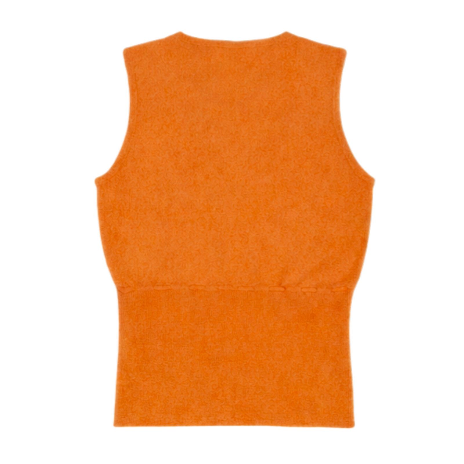 Bloomingdale's Bloomingdale's Orange Cashmere Top | Size L Size L / US 10 / IT 46 - 2 Thumbnail