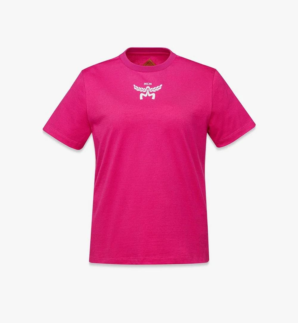MCM o1mt1gz0126 Short Sleeve T-Shirt in Pink Size XL / US 12-14 / IT 48-50 - 1 Thumbnail