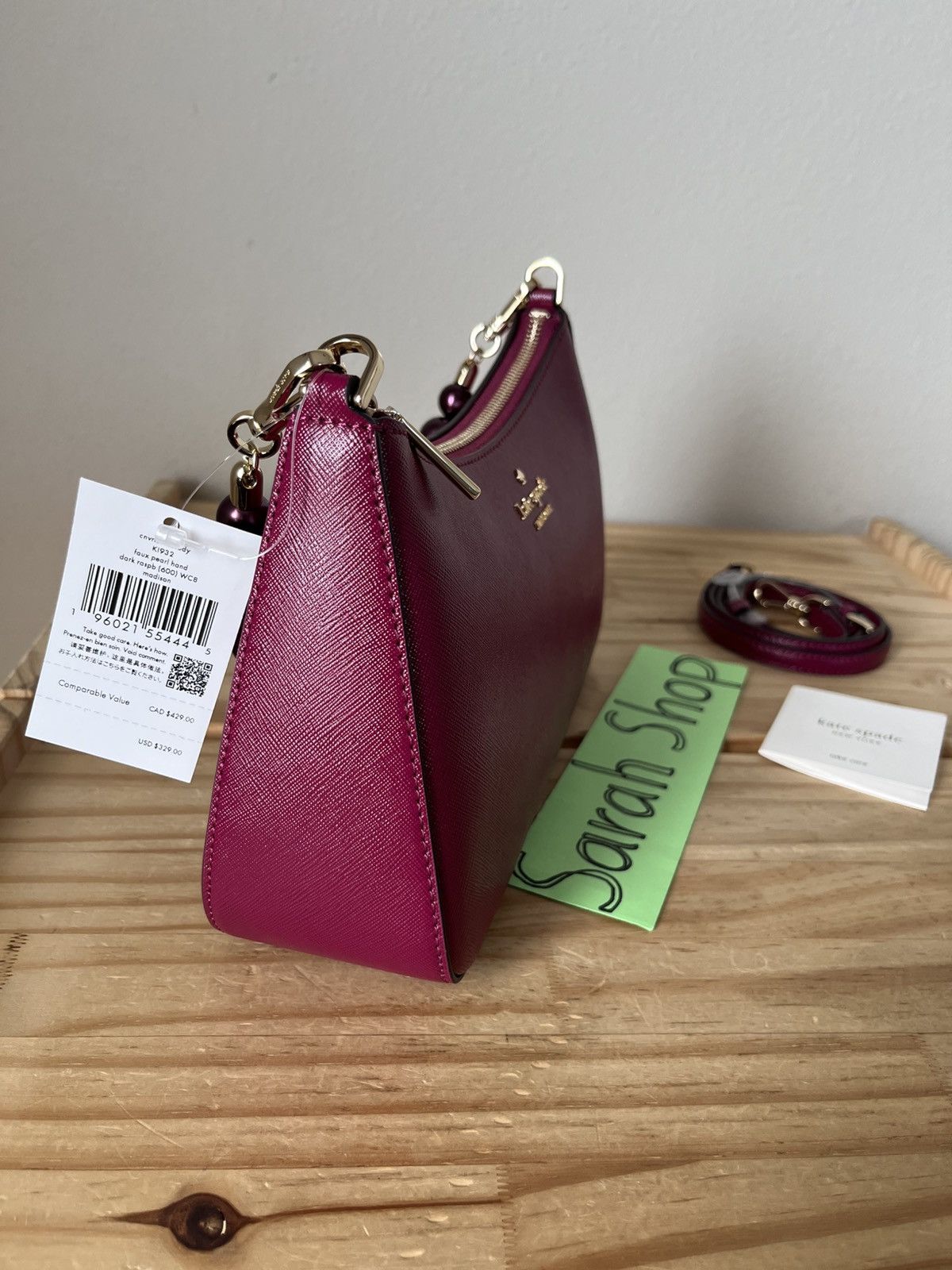 Kate Spade Kate Spade Madison Faux Pearl Medium Convertible Crossbody Size ONE SIZE - 6 Thumbnail
