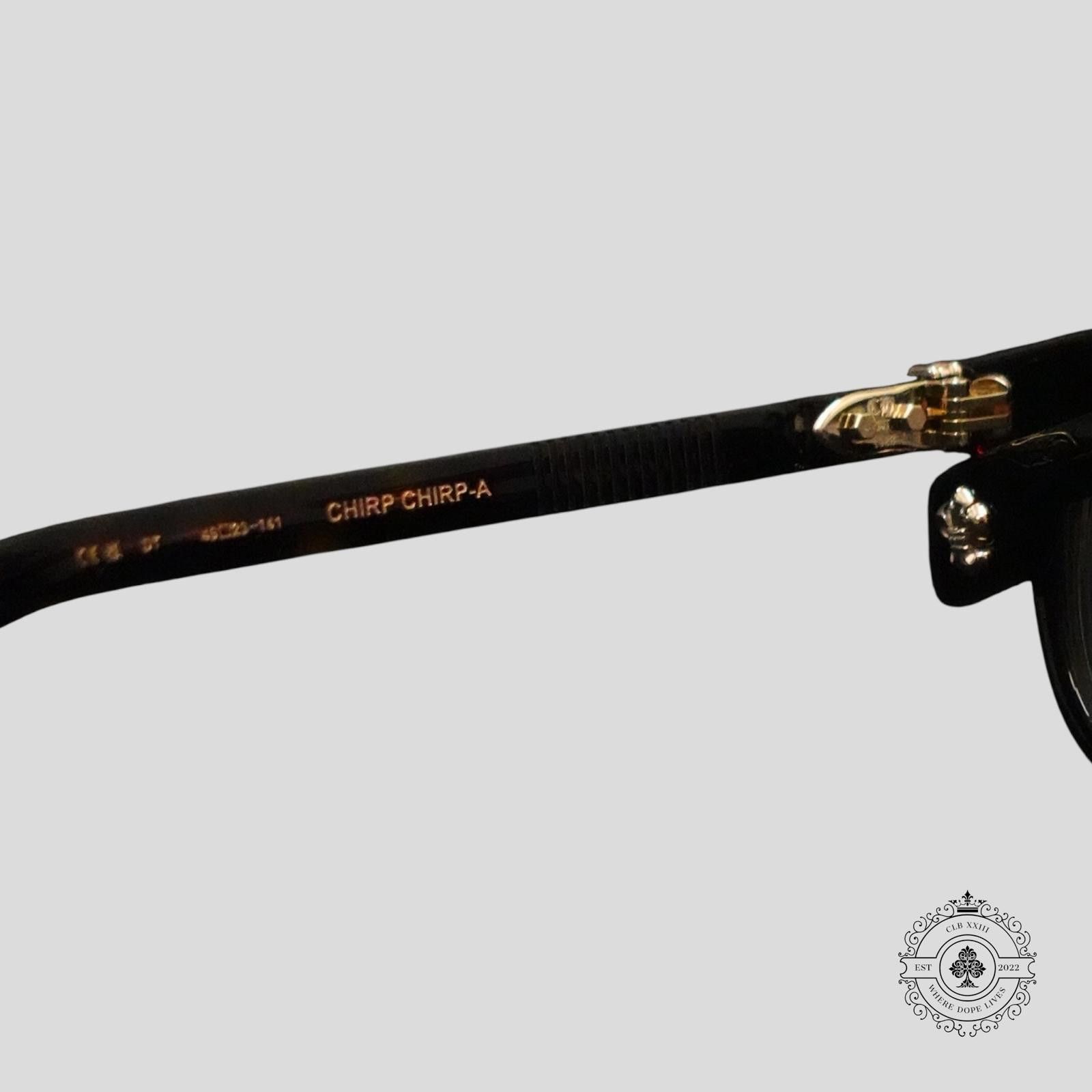 Chrome Hearts Chrome Hearts Chirp Chirp-A Sunglasses in Tortoise/Gold Size ONE SIZE - 6 Thumbnail