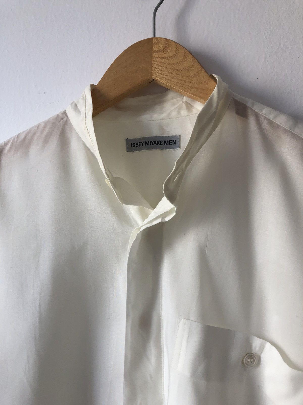 Issey Miyake Cream see through shirt Size US M / EU 48-50 / 2 - 2 Thumbnail