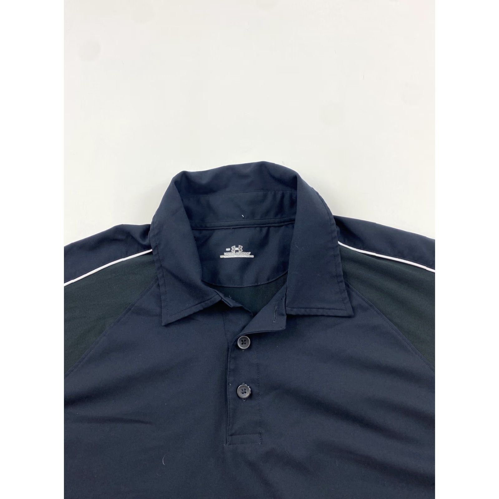 Under Armour Under Armour Polo Shirt Mens Large Black Short Sleeve Golf Size US L / EU 52-54 / 3 - 2 Thumbnail