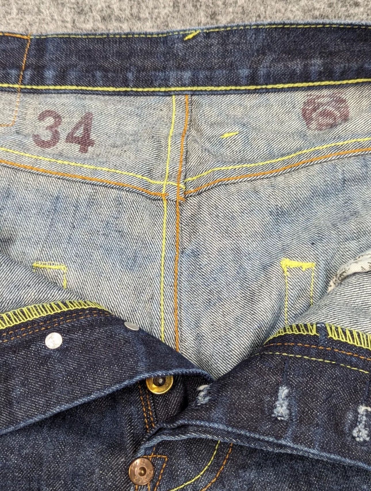 Japanese Brand × RMC Jeans × Vintage Red Monkey 2000’s Vintage Y2K Japanese Selvage Denim Jeans Size US 34 / EU 50 - 9 Thumbnail
