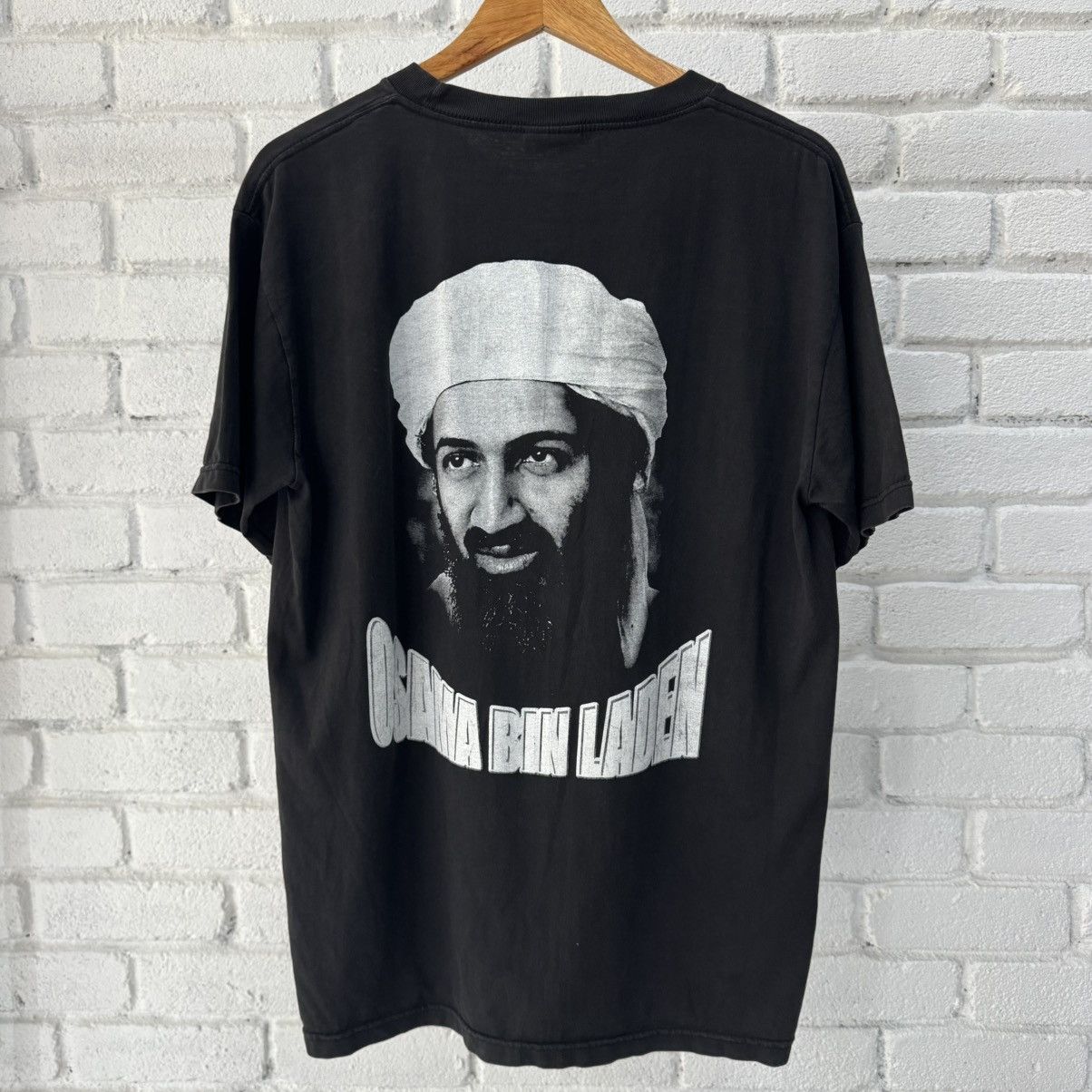 Vintage Osama Bin Laden Tee Size US L / EU 52-54 / 3 - 2 Thumbnail