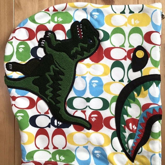 Bape × Coach BAPE × COACH Shark Full Zip Hoodie a bathing ape Size US XL / EU 56 / 4 - 4 Thumbnail