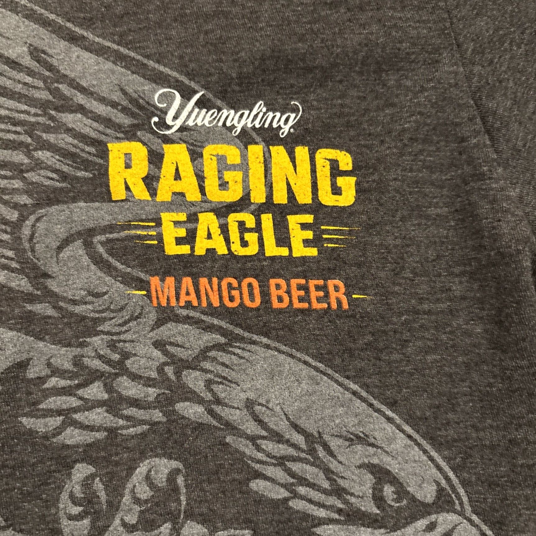 Vintage VINTAGE Yuengling T Shirt - Beer Apparel - District - Short Sleeve - S - Gray - Men - Mango Raging Eagle - Oldest Brewery - 1850s (if applicable) Size US S / EU 44-46 / 1 - 3 Thumbnail