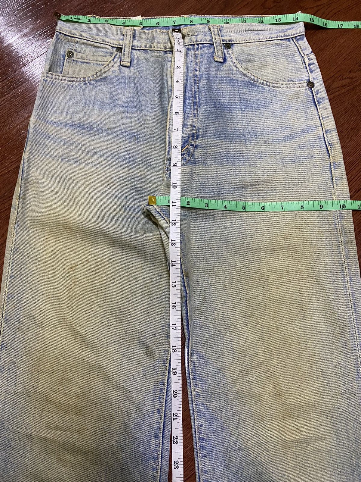 Other Vintage Japanese Brands Mud wash Distressed Loose Jeans Size US 29 - 10 Thumbnail