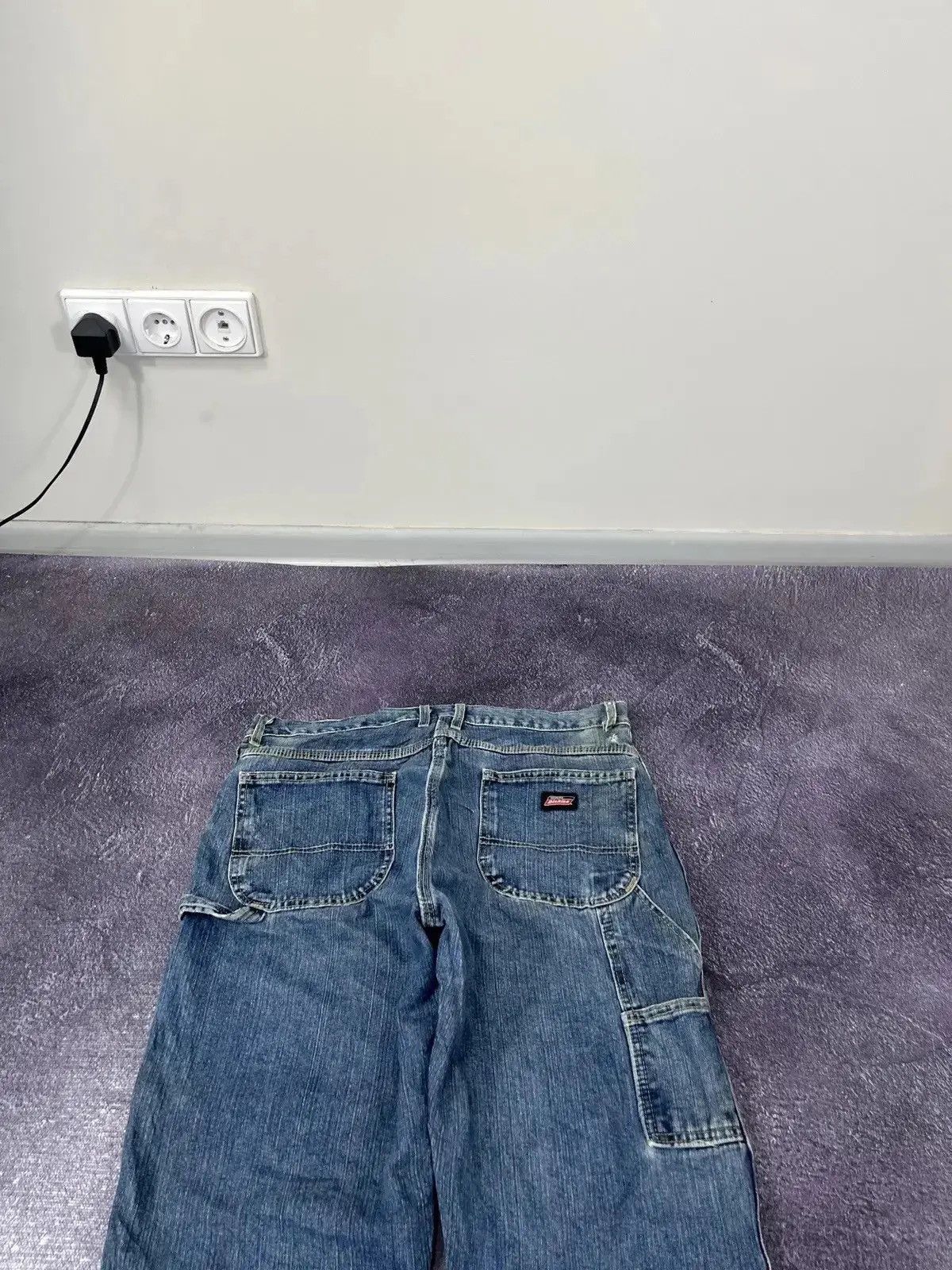 Dickies × Vintage Vintage Dickies Y2K Work Blue Denim Hype Baggy Jeans Size US 36 / EU 52 - 3 Thumbnail