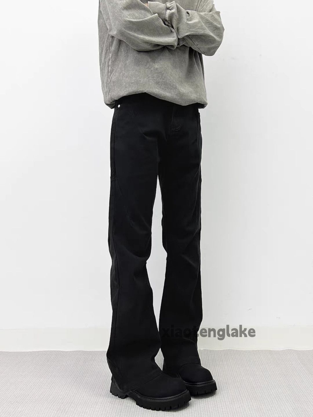 Designer × Japanese Brand × Vintage Unisex utility punk grunge bootcut flared work pants Size US 33 - 3 Thumbnail
