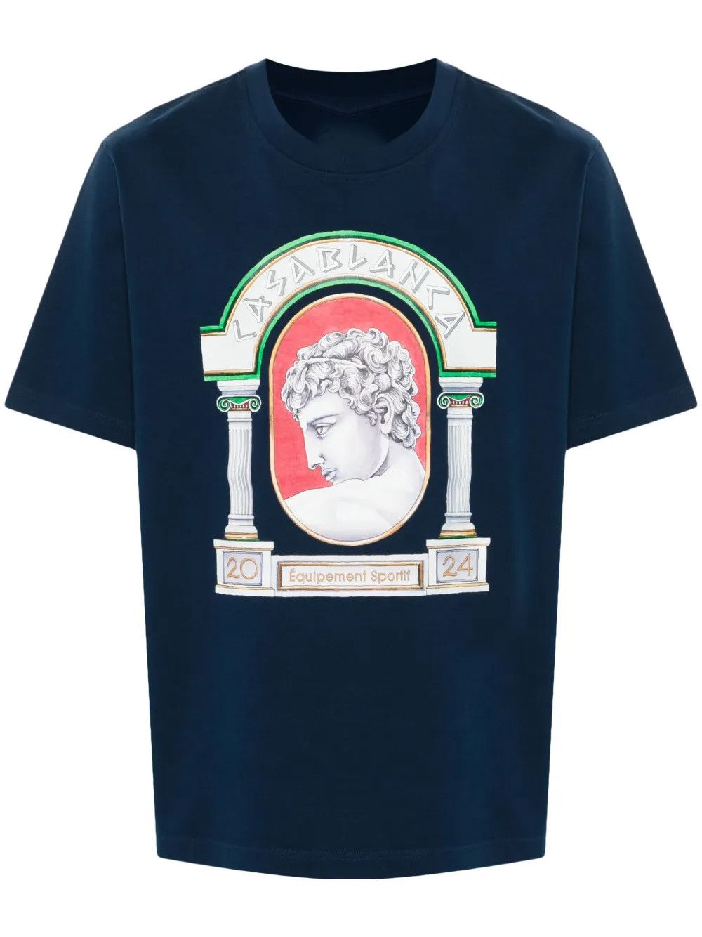 Other Printed T-Shirt in Navy – Casual Graphic Tee for Men Size US L / EU 52-54 / 3 - 1 Thumbnail