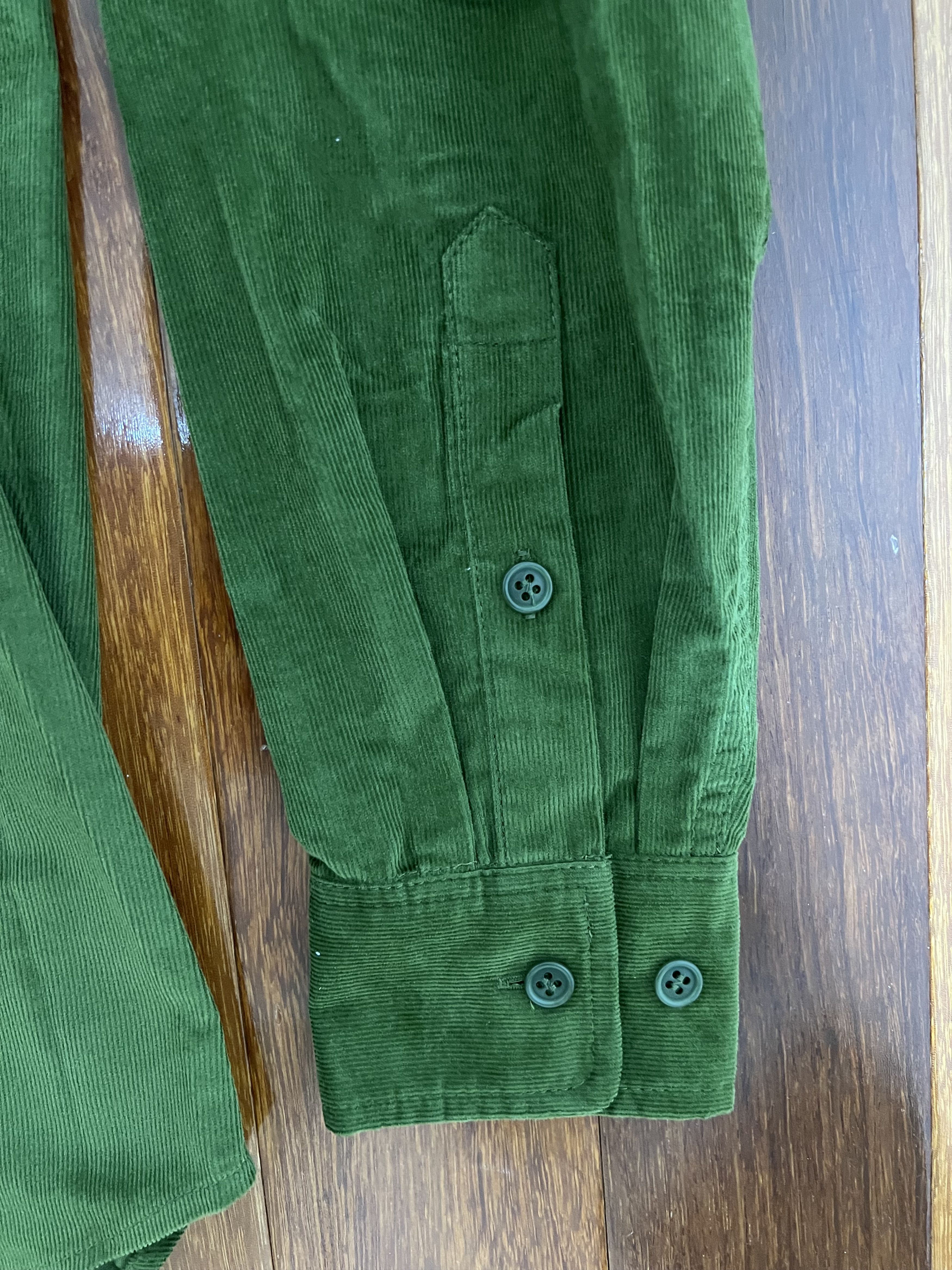Designer 💚 Bhode x Brisbane Moss Corduroy Vintage Work Shirt Green Size US M / EU 48-50 / 2 - 10 Thumbnail
