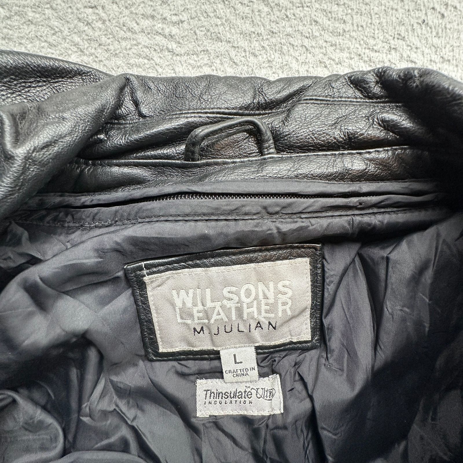 Wilsons Leather Wilsons Leather M Julian Leather Coat Thinsulate Insulated Size US L / EU 52-54 / 3 - 3 Thumbnail