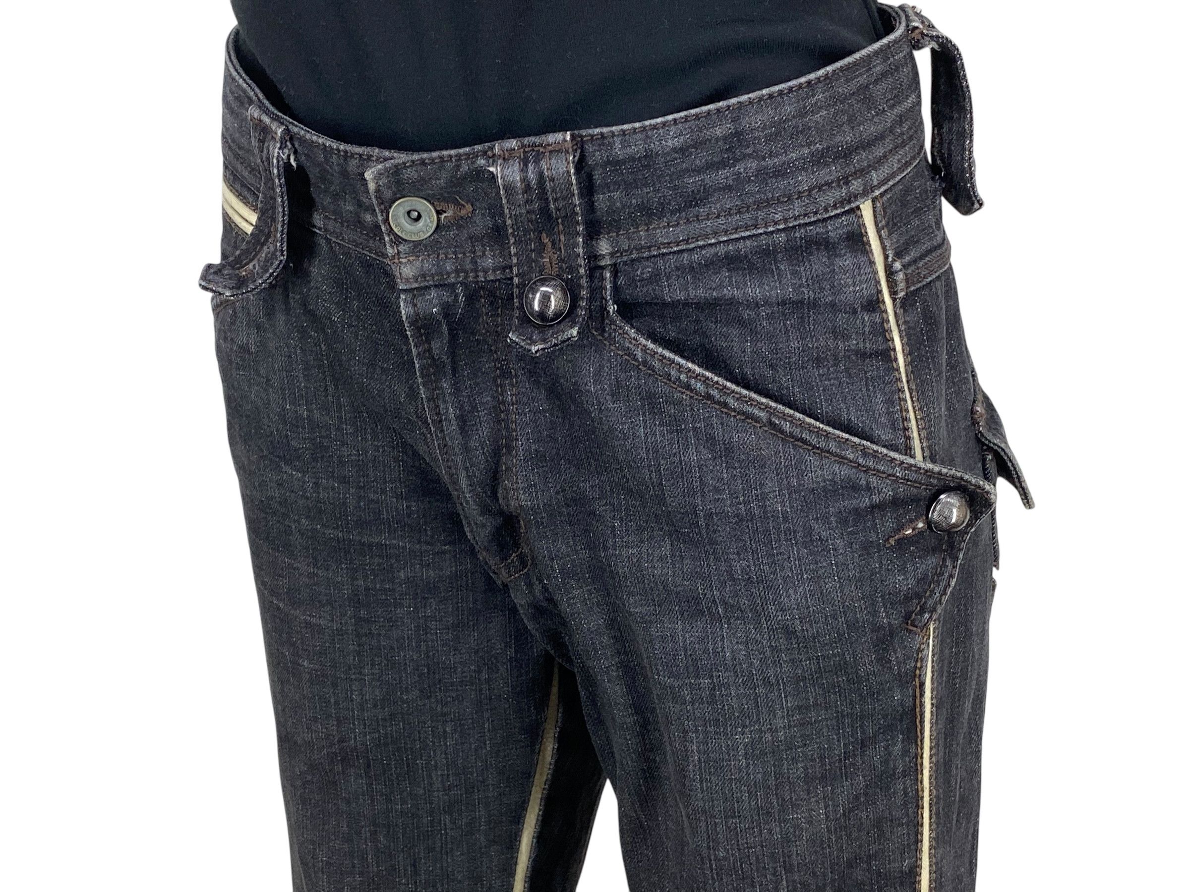 Japanese Brand Nicole Club For Men Pants Flare Pants Size US 29 - 4 Thumbnail