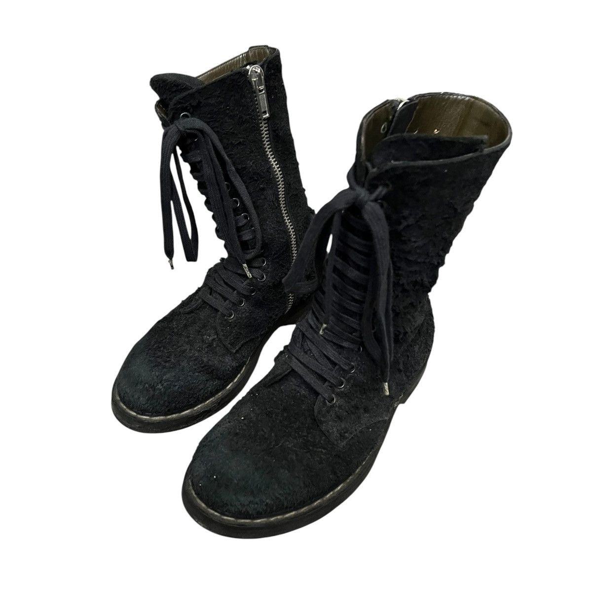 Rick Owens Rick Owen’s destroyed suede ranger boots Size US 8.5 / EU 41-42 - 3 Thumbnail