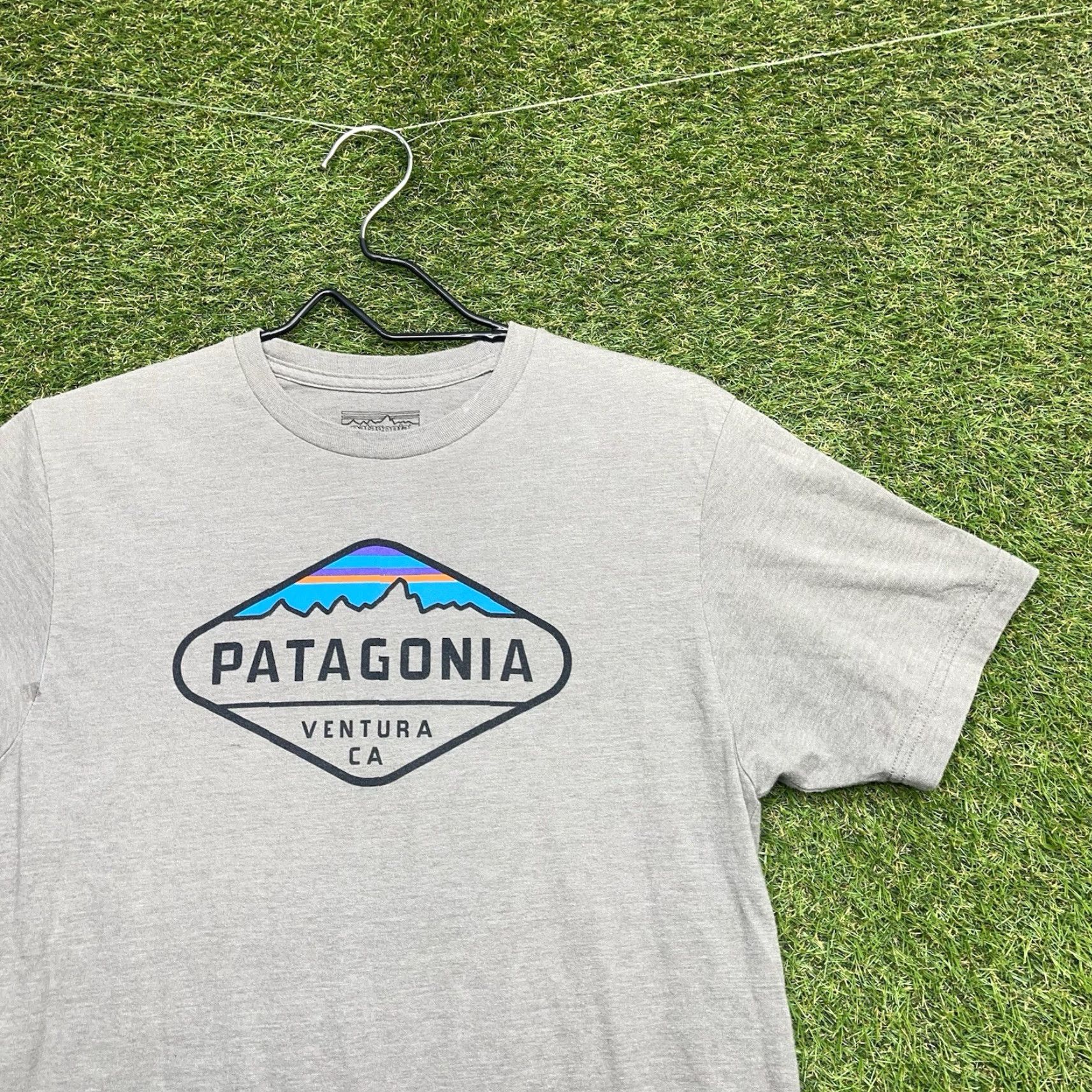 Patagonia Patagonia Shirt Mens Small Mountain Range Responsibili-Tee Grey Hiking Outdoor Size US L / EU 52-54 / 3 - 3 Thumbnail