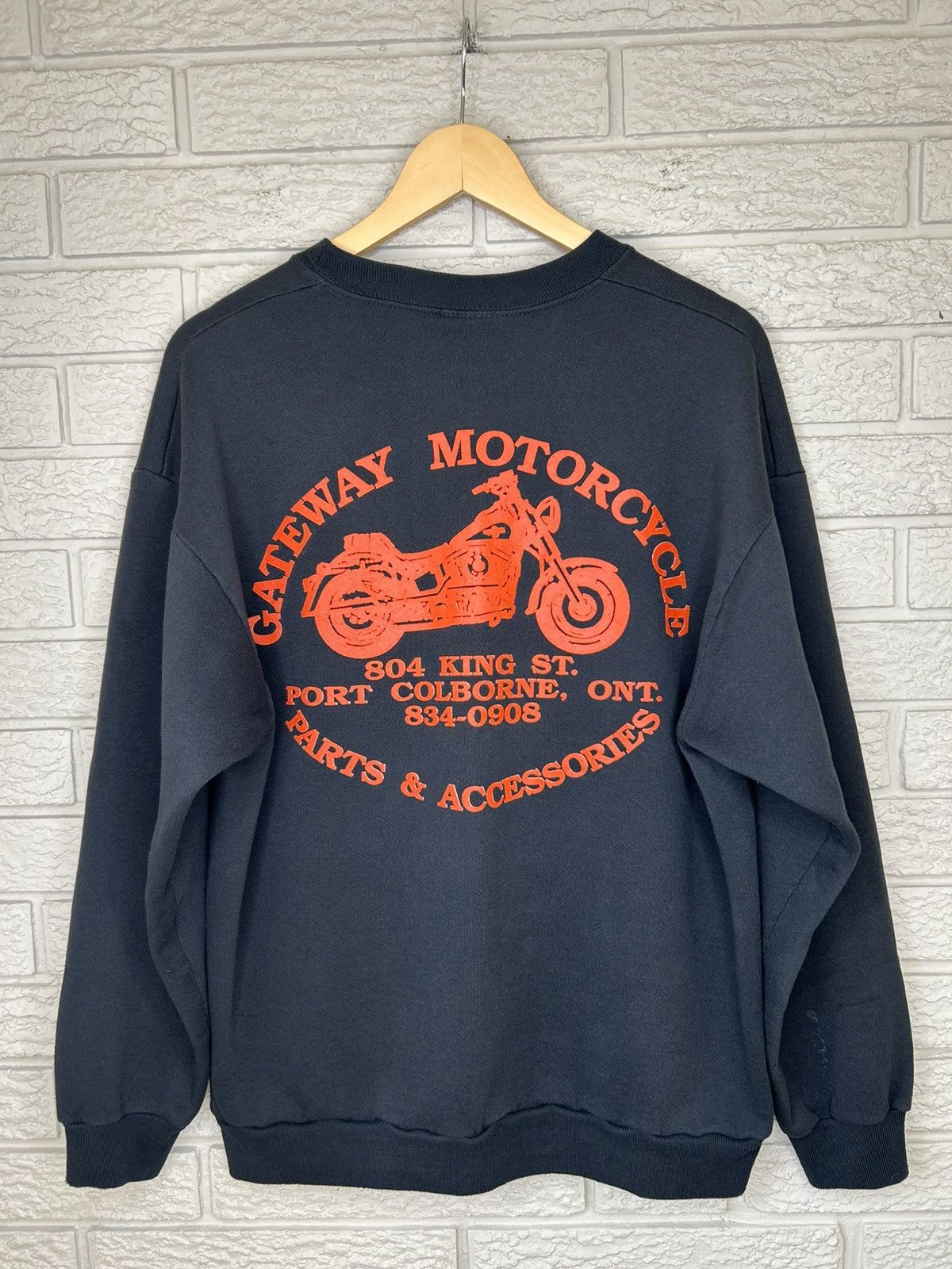 Vintage Vintage 90s Friday The 13th Jason Biker Crewneck Size US L / EU 52-54 / 3 - 5 Thumbnail