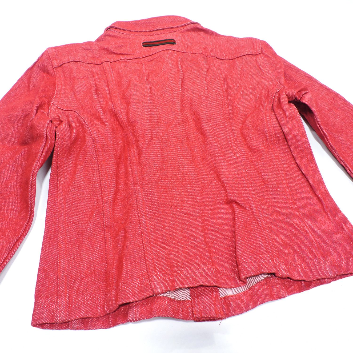 Gucci GUCCI BY TOM FORD RED DENIM JACKET Size M / US 6-8 / IT 42-44 - 12 Thumbnail
