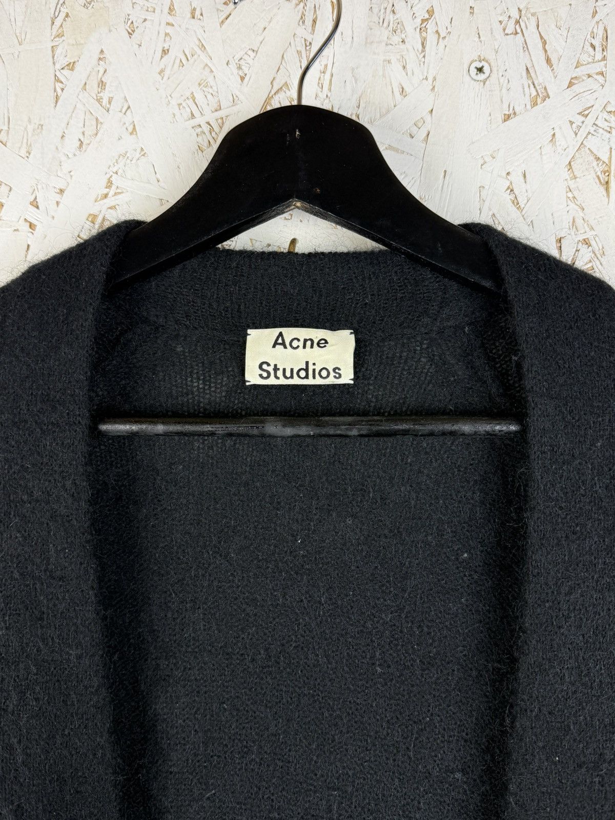 Acne Studios Acne Studios Raya Sh Mohair Wool Cardigan Jacket Black Size XS / US 0-2 / IT 36-38 - 2 Thumbnail