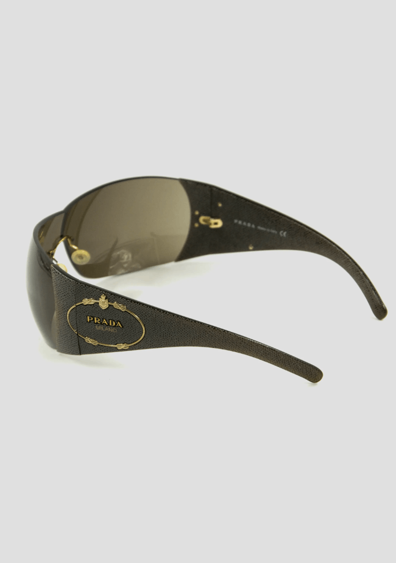 Prada PRADA Sunglasses Flame 2004 Star Mask Fire Chrome Silver Size ONE SIZE - 5 Thumbnail