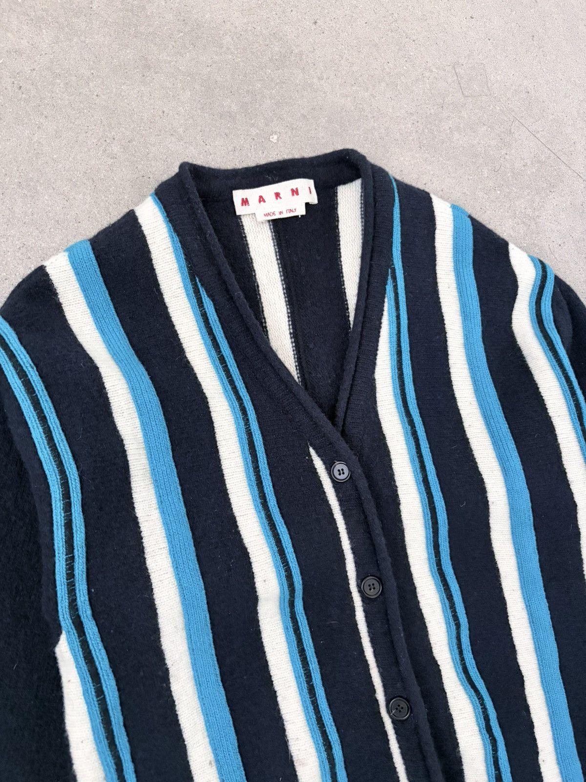 Marni striped cardigan Size US M / EU 48-50 / 2 - 2 Thumbnail