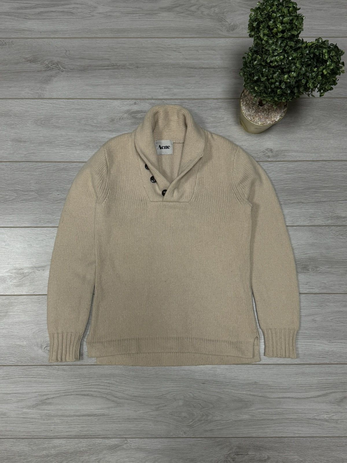 Acne Studios Acne Studios Normandie Wool Knit Sweater buttons Size US S / EU 44-46 / 1 - 2 Thumbnail