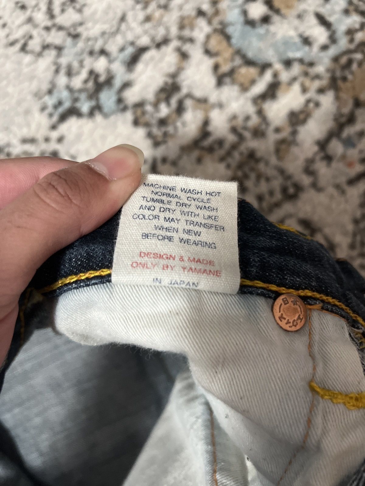 Evisu Evisu Men’s Vintage Embroidered Tiger Print Denim Jeans Size US 32 / EU 48 - 7 Thumbnail