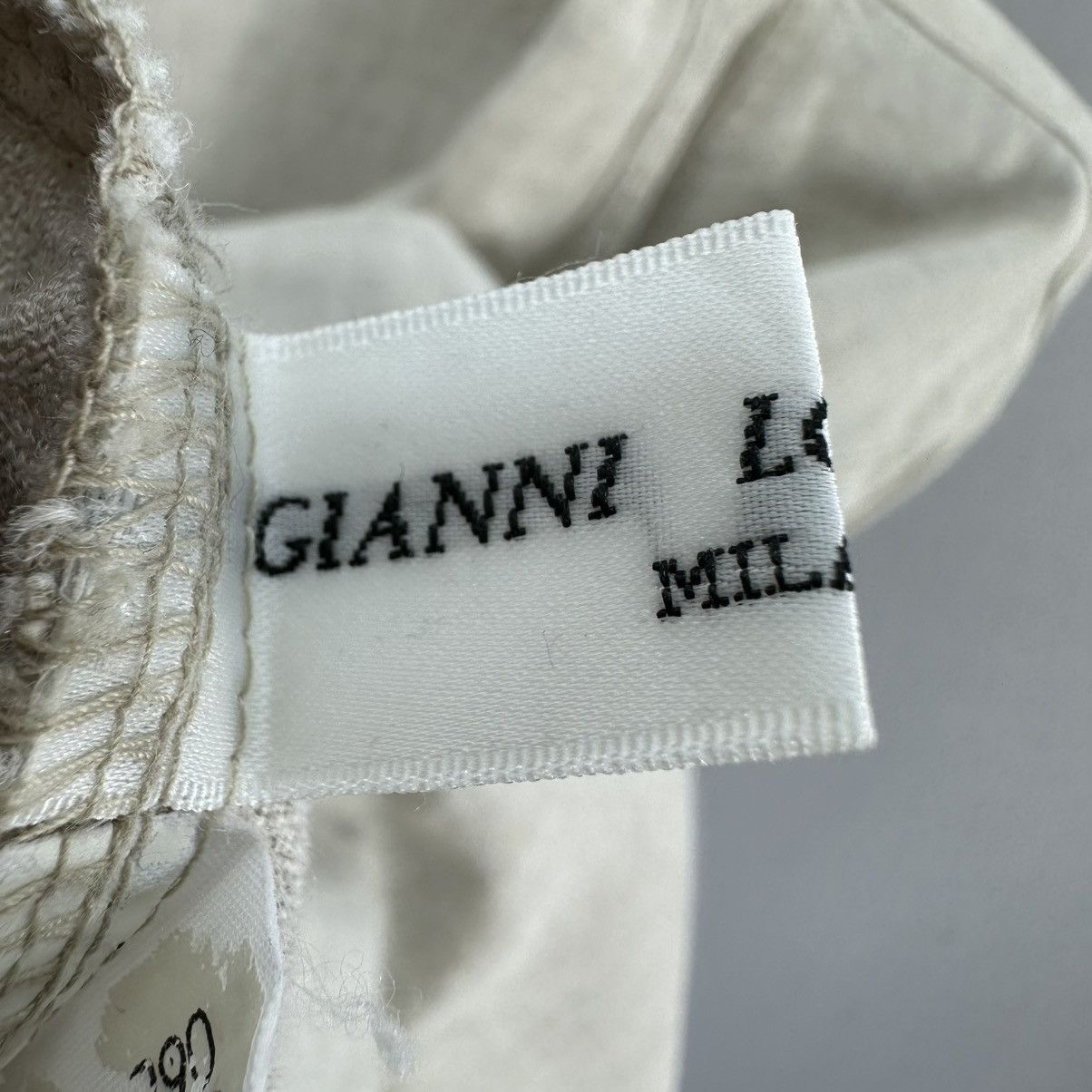 Gianni Valentino Vintage Gianni Lo Giudice Milano Hemp Pullover Jacket Size US M / EU 48-50 / 2 - 11 Thumbnail