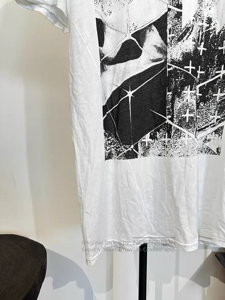 Boris Bidjan Saberi Boris Bidjan Saberi Printed crewneck short sleeve t-shirt| Size US XXL / EU 58 / 5 - 5 Thumbnail