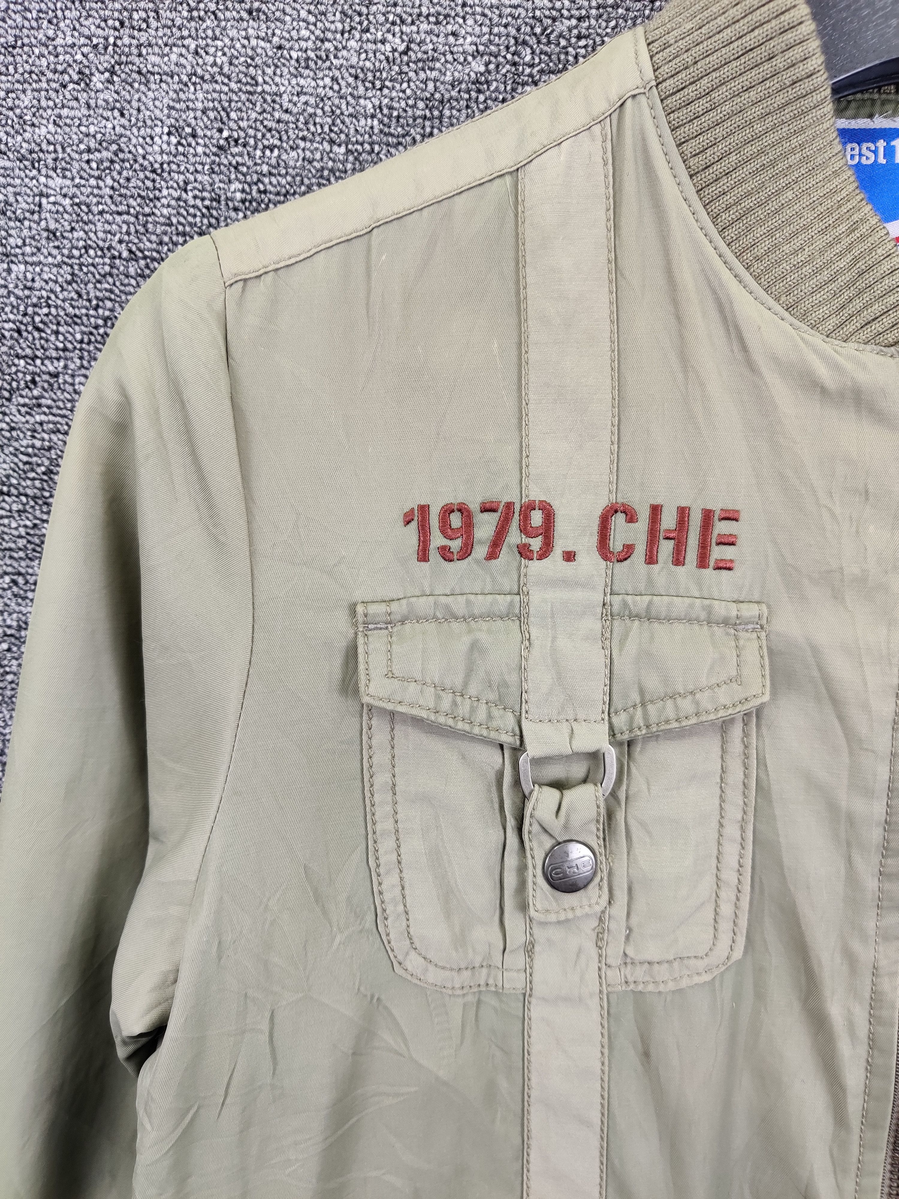Chevignon Vintage 90s Chevignon Parachute Military Bomber Jacket Size US M / EU 48-50 / 2 - 5 Thumbnail