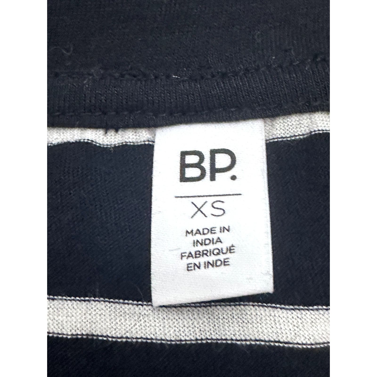 BP. BP Short Sleeve T-Shirt Striped Black/White Women's XS NWT Size XS / US 0-2 / IT 36-38 - 8 Thumbnail