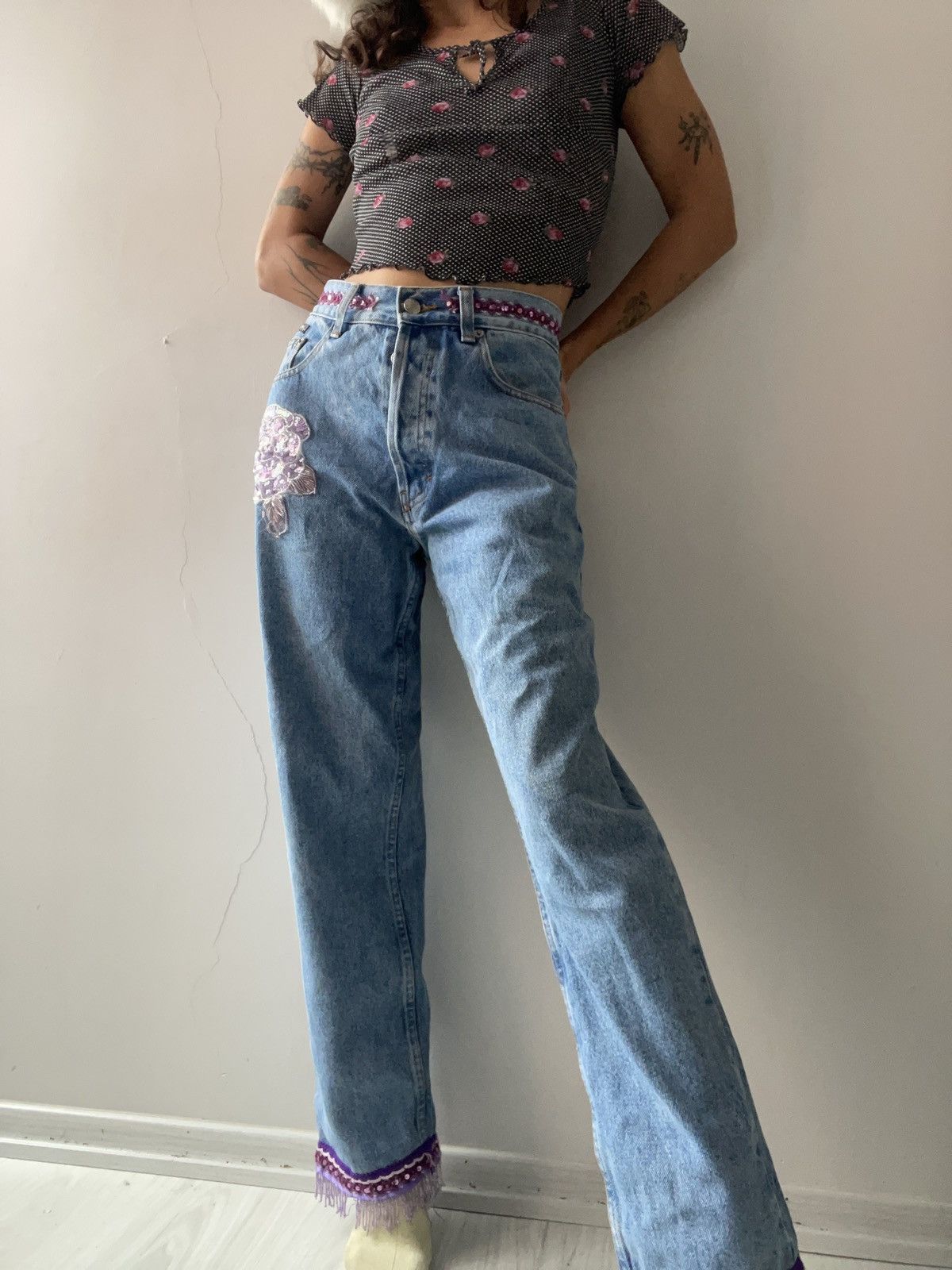 Vintage 90’s parisian jean Size 27" / US 4 / IT 40 - 2 Thumbnail