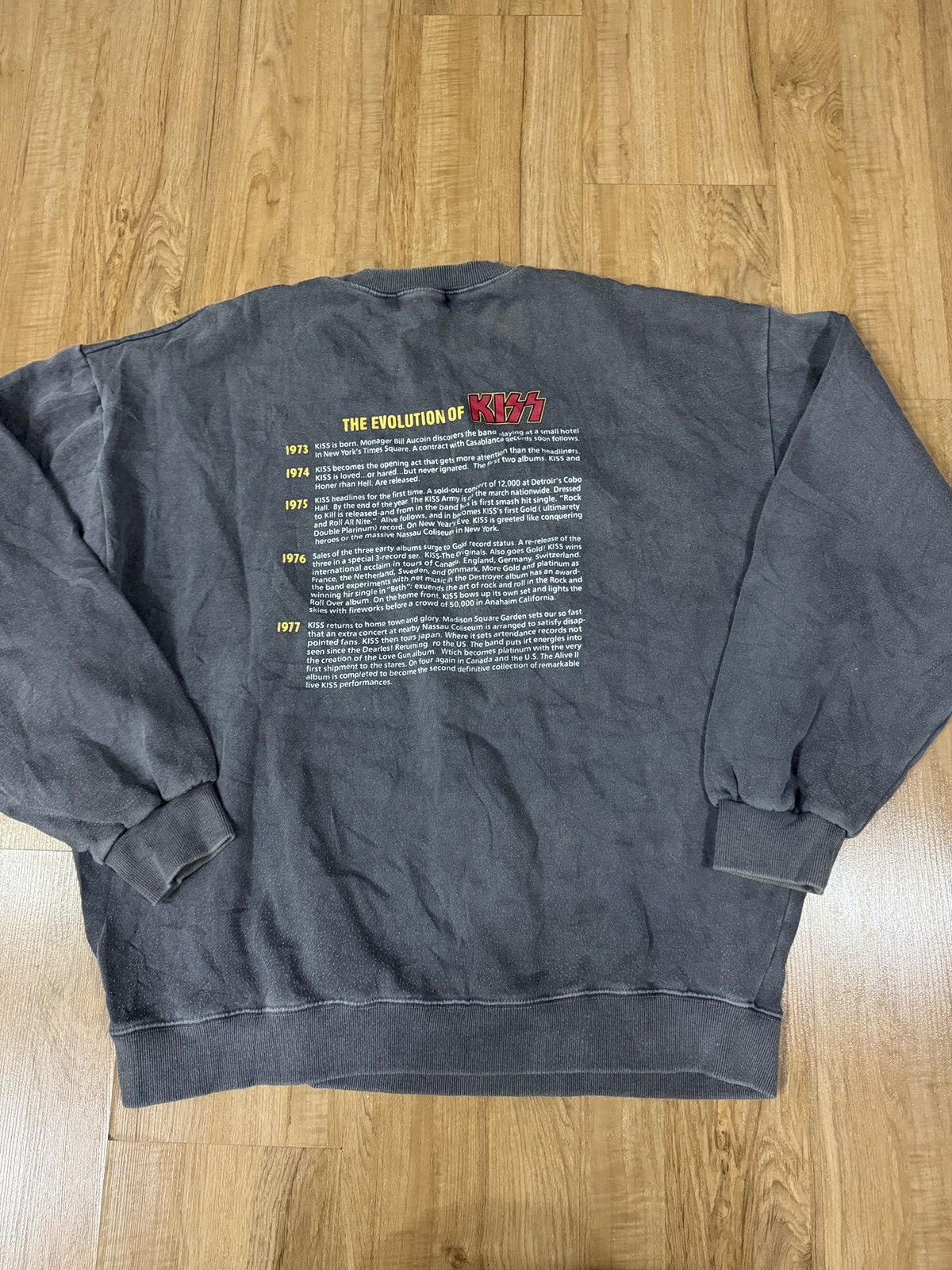 Band Tees × KISS KISS BAND EVOLUTION SWEATSHIRT Size US XL / EU 56 / 4 - 4 Thumbnail
