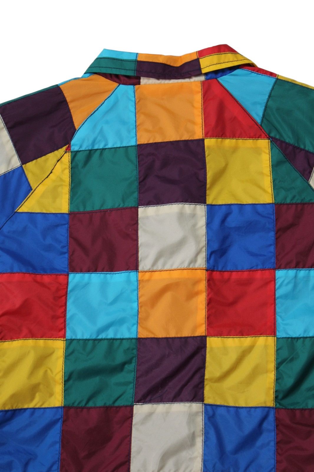 Japanese Brand 2000S CUBE SUGAR PATCHWORK COACH JACKET Size US M / EU 48-50 / 2 - 9 Thumbnail