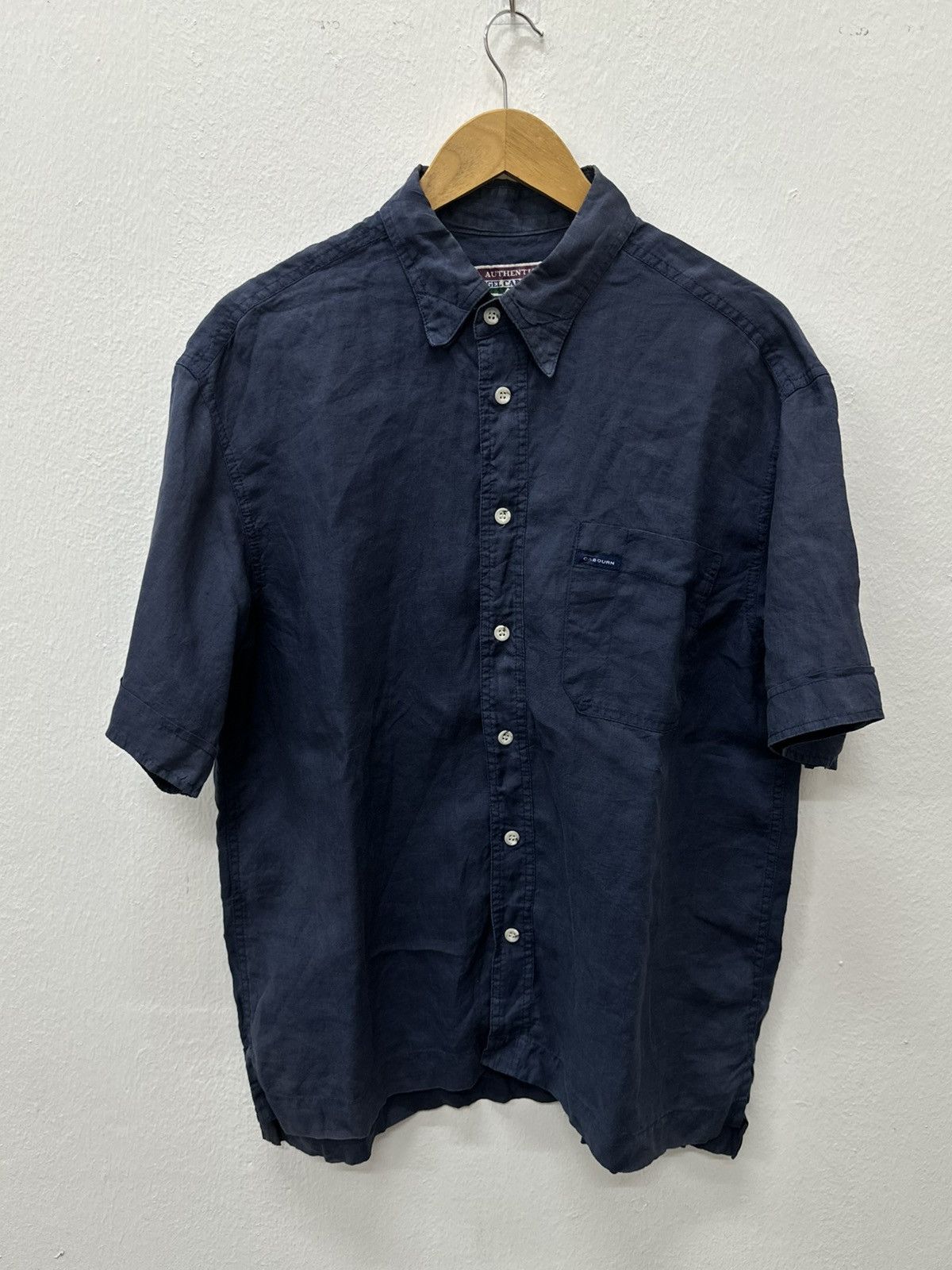 Nigel Cabourn Authentic Nigel Cabourn 100% Hemp Button Up Shirt Size US M / EU 48-50 / 2 - 2 Thumbnail