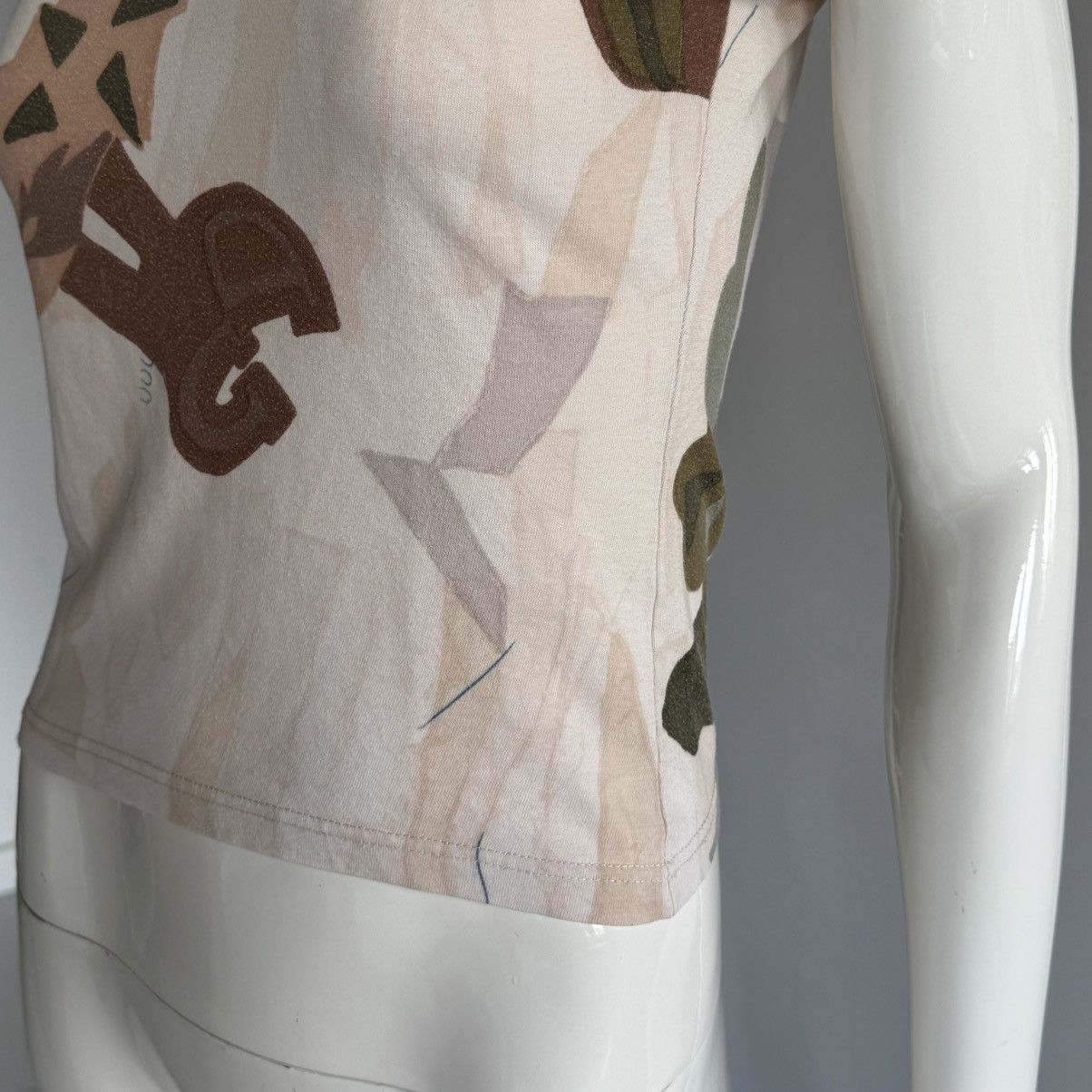 Dior Vintage Christian Dior 2001 fitted top abstract skull rare Size S / US 4 / IT 40 - 9 Thumbnail