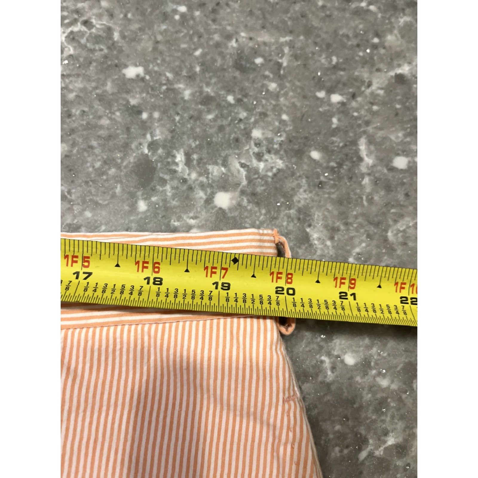 Peter Millar Peter Millar Shorts Mens 40 Orange Striped Chino Size US 40 / EU 56 - 3 Thumbnail