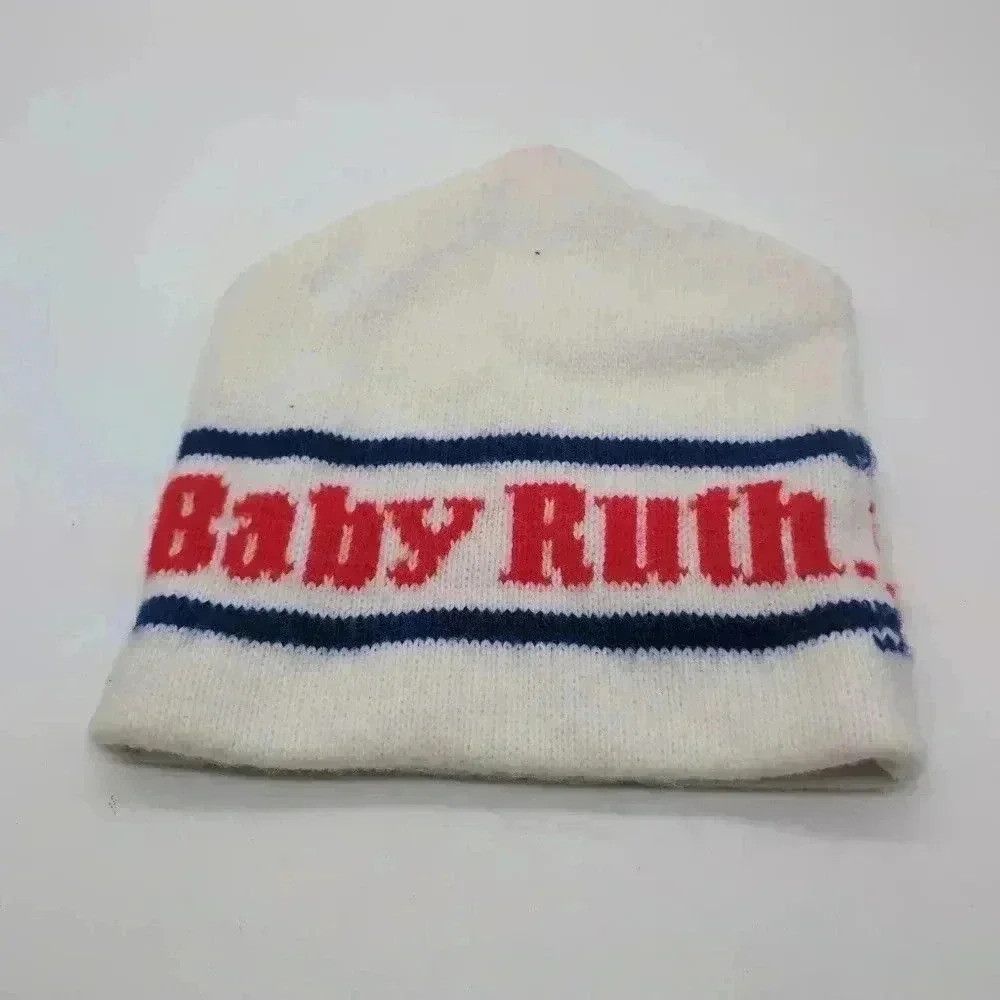 Vintage Vintage Baby Ruth knit Beanie Hat Cap Orlon Headware tag Size ONE SIZE - 2 Thumbnail