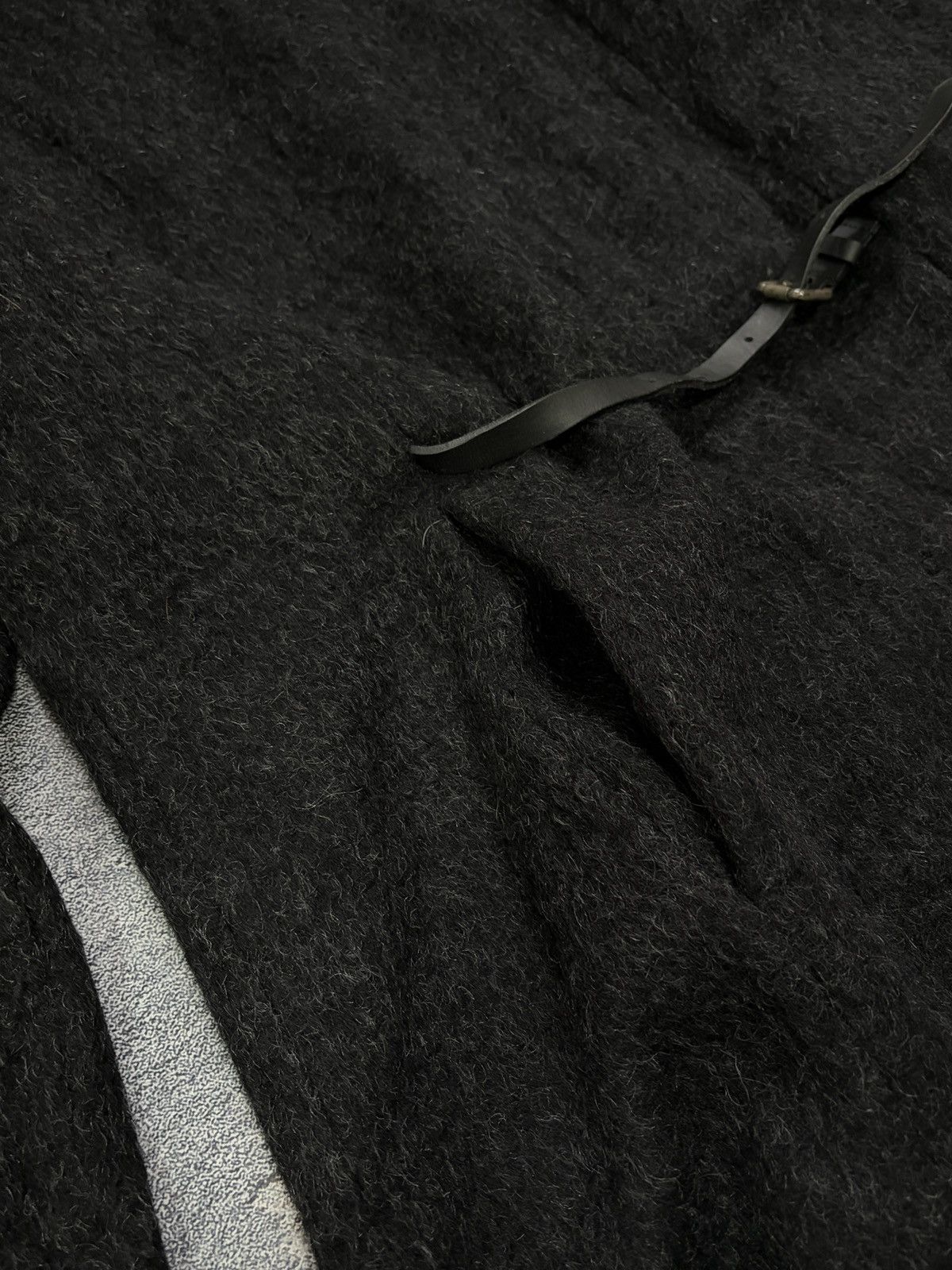 Annette Gortz Annette Goertz Textured Hooded Belted Cardigan Coat L Grey Size L / US 10 / IT 46 - 6 Thumbnail