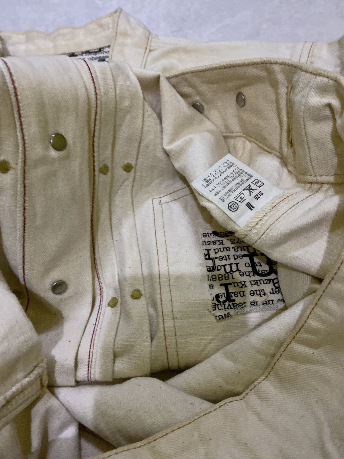 Number (N)ine levis trucker type 2 mix collabs Size US M / EU 48-50 / 2 - 3 Thumbnail