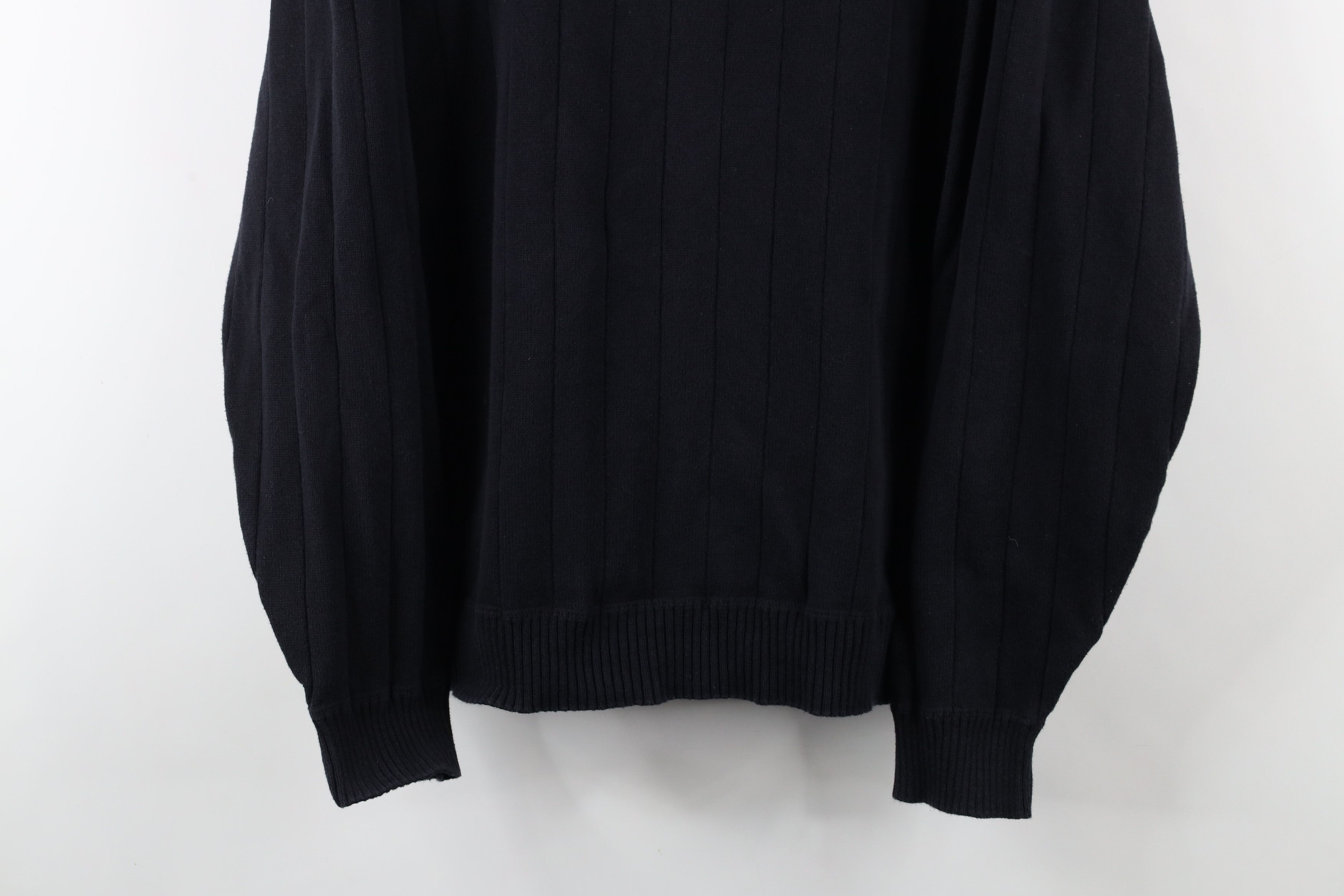 Vintage Vintage 90s Streetwear Cotton Ribbed Knit Crewneck Sweater Size US L / EU 52-54 / 3 - 3 Thumbnail