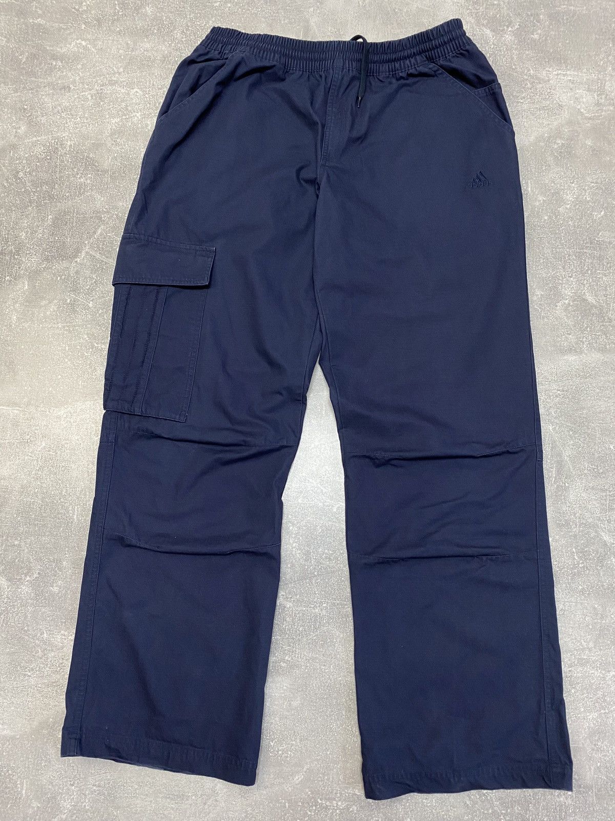 Adidas × Vintage Vintage y2k Adidas Baggy Blue Outdoor Track Pants Size US 32 / EU 48 - 6 Thumbnail
