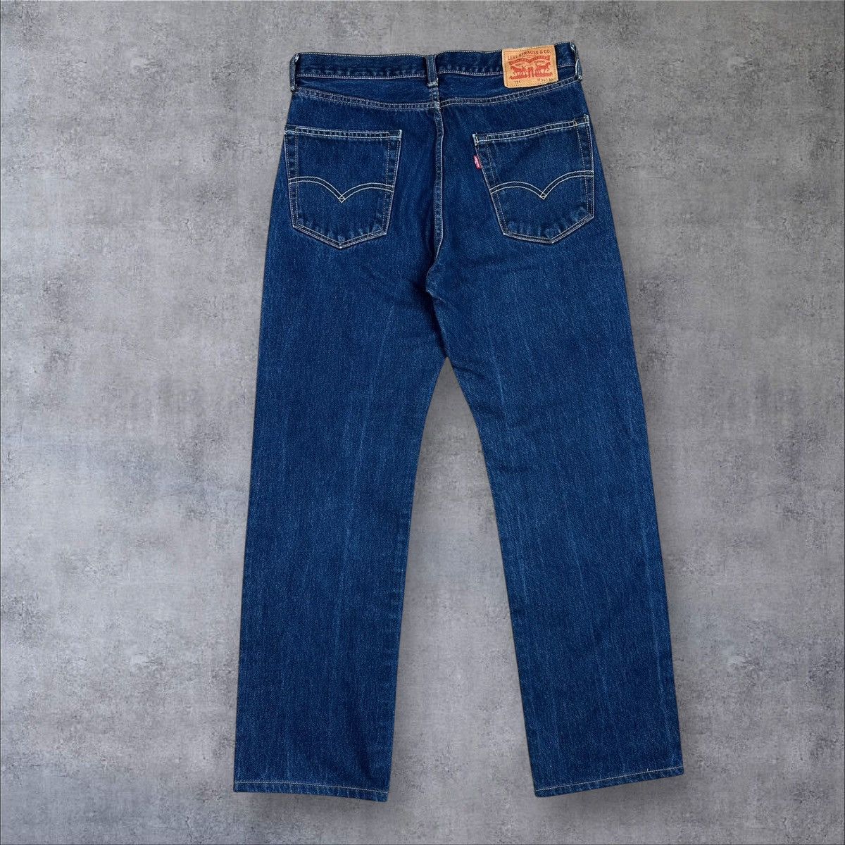 Levi's × Vintage Vintage Levi’s 751Jeans W34 L32 Navy Blue Denim Pants Size US 34 / EU 50 - 1 Thumbnail