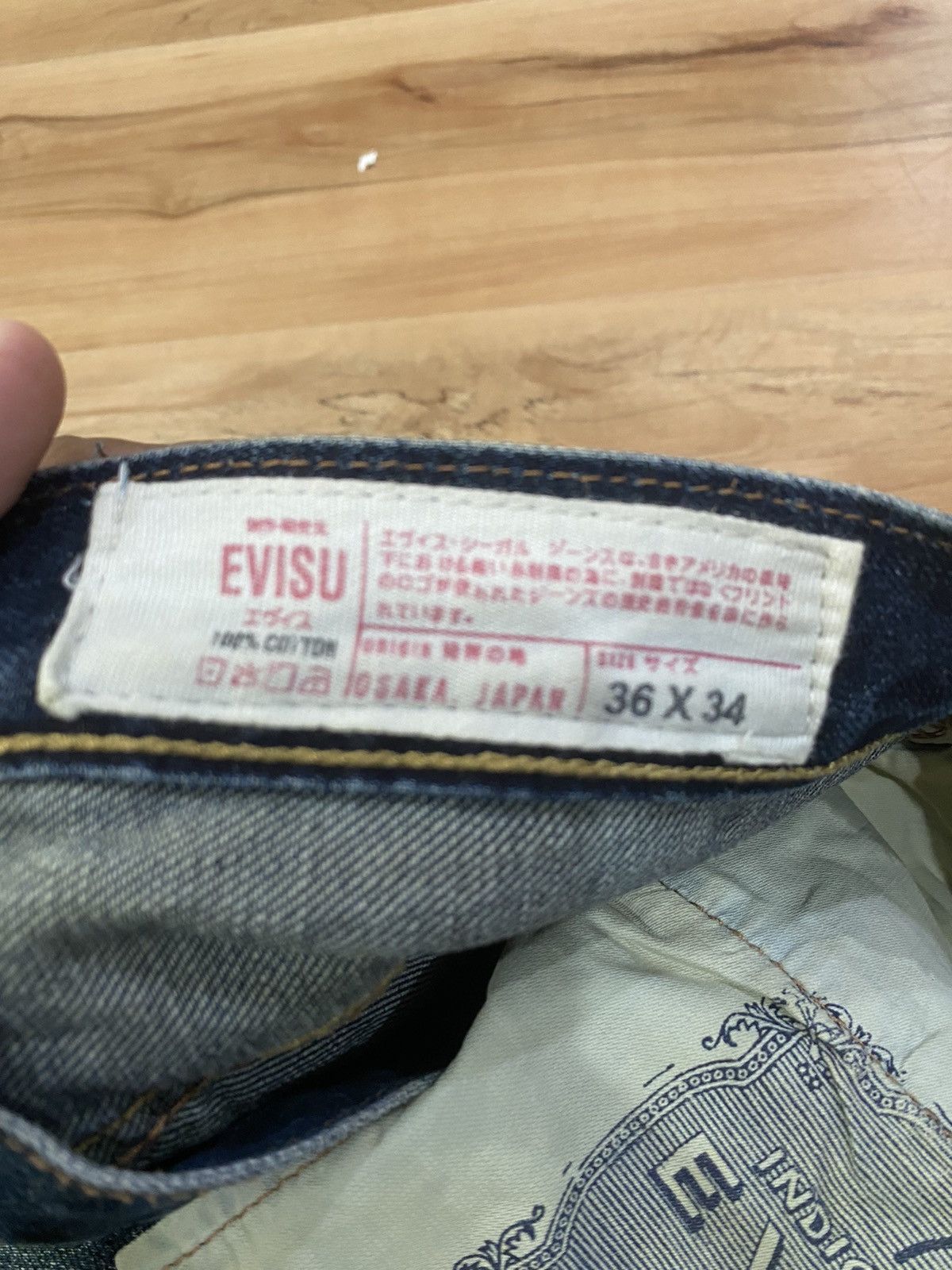 Evisu × Japanese Brand Vintage evisu jeans Size US 36 / EU 52 - 13 Thumbnail