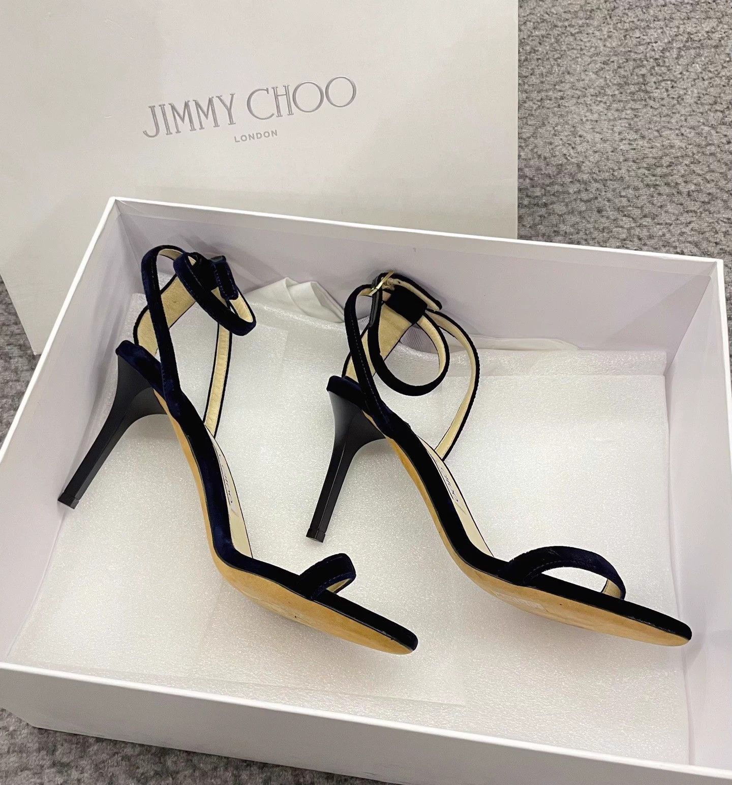 Jimmy Choo Jimmy Choo 9cm Stiletto Buckle One-Strap Sandals Size 38 Size US 7.5 / IT 37.5 - 7 Thumbnail