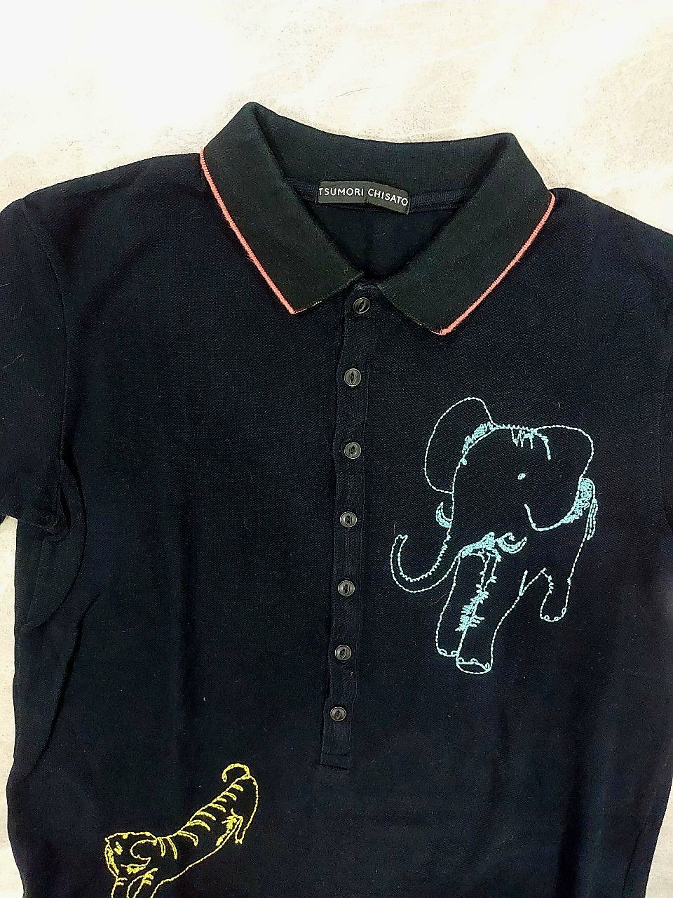 Tsumori Chisato Rare Vintage Embroidery polo tees XS Size XS / US 0-2 / IT 36-38 - 1 Thumbnail